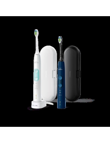 Zobna ščetka Philips Sonicare ProtectiveClean 5100 (HX6851/34) 2 kosa, bela/modra