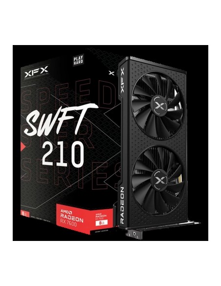 Grafična kartica XFX RX7600 SWFT210 (RX-76PSWFTFY) 8GB GDDR6