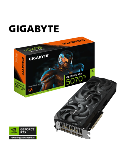 Grafična kartica Gigabyte RTX5070Ti WINDFORCE (GV-N507TWF3-16GD)