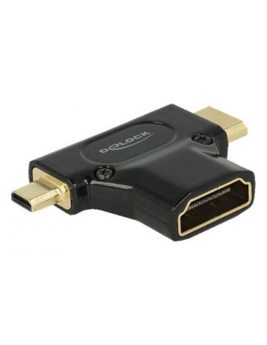 Adapter Mini HDMI-M/micro HDMI-M - HDMI-Ž, Delock 65666