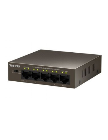 Switch Tenda TEF1105P-4-63W, 5port 10/100Mbps, 4xPoE