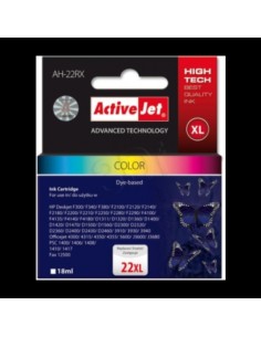 ActiveJet kartuša HP 22XL barvna za PS 1410, DJ 392, 3940 (C9352CE) 18ml