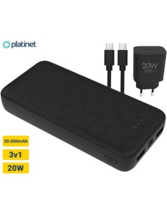 Prenosna baterija Platinet PMPB20SET, 20.000mAh