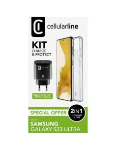 Komplet dodatkov CellularLine STARTKIT za Galaxy S23 Ultra