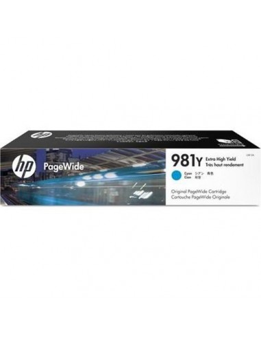 HP kartuša 981Y Cyan za PageWide Ent 556/586 (16.000 str)
