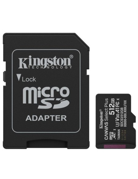 Spominska kartica Micro SDXC 512GB Kingston Canvas Select Plus (SDCS3/512GB)