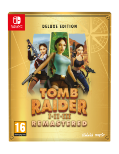 Tomb Raider I-III Remastered Starring Lara Croft - Deluxe Edition (Nintendo Switch)