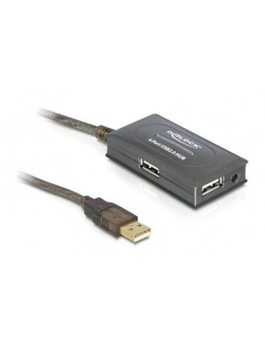 USB 2.0 Hub Delock 82748, 4-Port, 10m extender