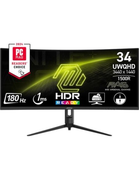 Monitor MSI 34.18"/86.82cm MAG 342CQR E2, 3440x1440, 180Hz, 300 cd/m2, 1ms