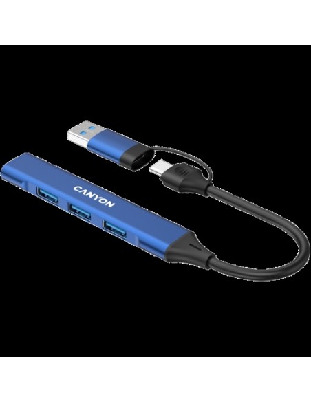 Hub USB-C Canyon DS-02 (CNS-TDS02BL)
