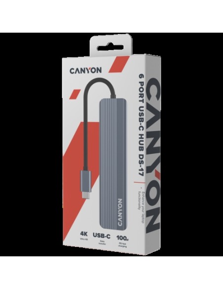 Hub USB-C Canyon DS-17 (CNS-TDS17)