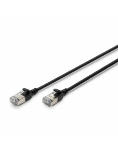 Priključni kabel FTP C6a RJ45 1m Digitus DK-1632-A-010S-BL, črn