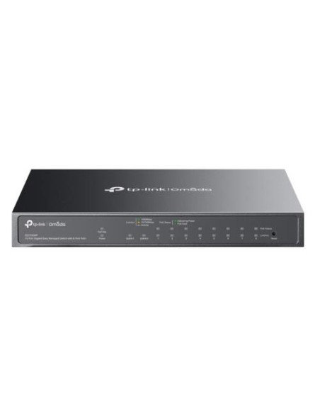 Switch TP-Link Omada ES210GMP, 10-port gigabit 8xPoE+ 1x SFP, managed
