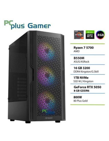 PC PCplus Gamer (148357) Ryzen 7 5700 16GB 1TB SSD RTX 5050