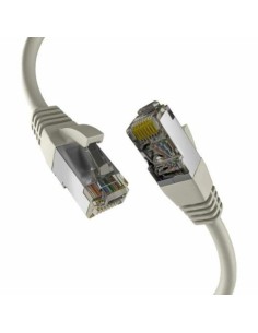 Priključni kabel SFTP C8 PIMF RJ45 3m, siv, EFB