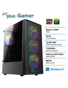PC PCplus Gamer (148155) Ryzen 5 5500 16GB 1TB SSD RTX 5050 W11H