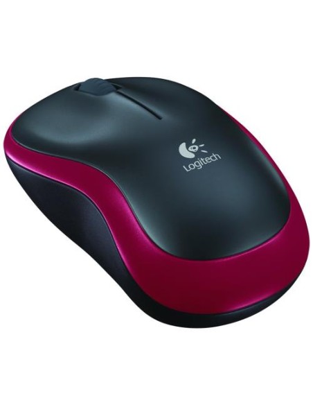 Miška Logitech M185 (910-002237), rdeča