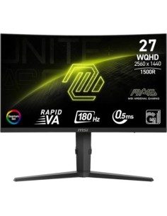 Monitor MSI 27"/68.6cm MAG 275CQRF, 2560x1440, 180Hz, 5000:1, 300 cd/m2, 0.5ms