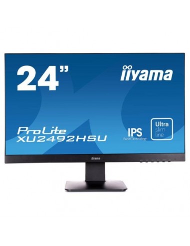 Monitor IIYAMA 23.8"/60.5cm XU2492HSU-B1, VGA/HDMI/DP, 1920x1080@60Hz, 1.000:1, 250 cd/m2, 2ms, 2x2W zvočniki, črn