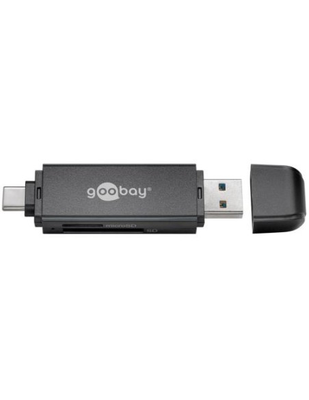Čitalec kartic Goobay 58261, USB3.0, microSD/SD