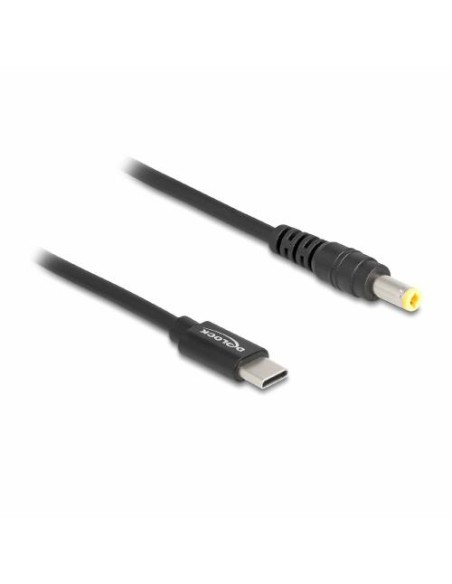 Napajalni kabel USB-C v 5,5 × 2,5 mm 60W 1.5m Delock 87978