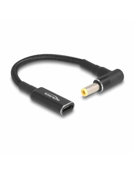 Napajalni adapter USB-C v 5,5 × 2,5 mm 60W 15cm Delock 60040