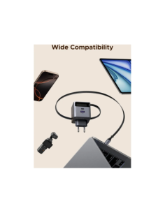 Polnilec za telefon Ugreen Retractable 65822, 45W, GaN