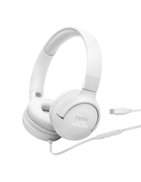 Slušalke JBL Tune 520 USB-C (JBLT520CWHT)