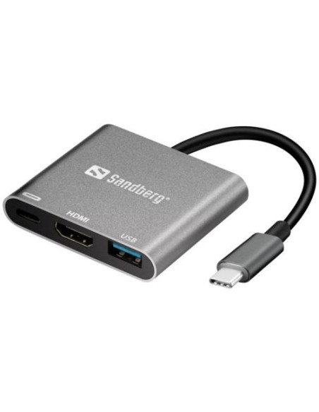 Priklopna postaja Sandberg USB-C Mini Dock HDMI+USB (136-00)