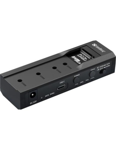 Priklopna postaja Sandberg USB 3.2 Cloner & Dock (136-49), za M2 + NVMe + SATA