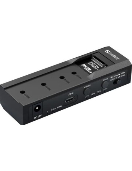 Priklopna postaja Sandberg USB 3.2 Cloner & Dock (136-49), za M2 + NVMe + SATA