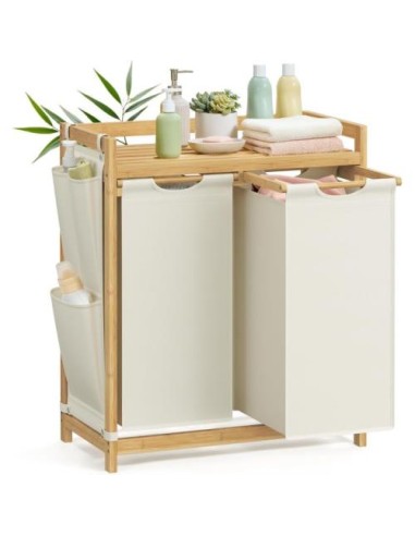 Košara za perilo Songmics RLH100W01