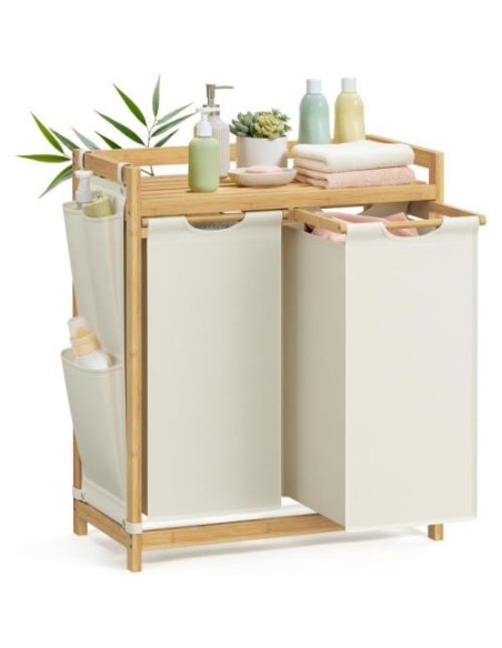 Košara za perilo Songmics RLH100W01