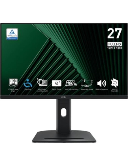 Monitor MSI 27"/68.6cm PRO MP275PG, 1920x1080, 100Hz, 300 cd/m2, 1ms