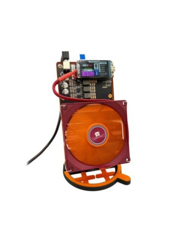 Naprava za kripto rudarjenje NerdQaxe++, komplet za samostojno rudarjenje, EU napajalnik, SoloMining, 5 TH/s