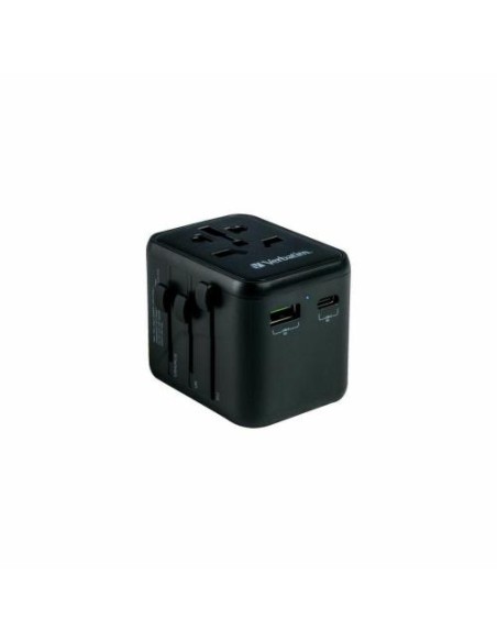 Adapter za napajanje potovalni Verbatim UTA-02 Universal Travel Adapter USB-C PD&USB-A (49544)