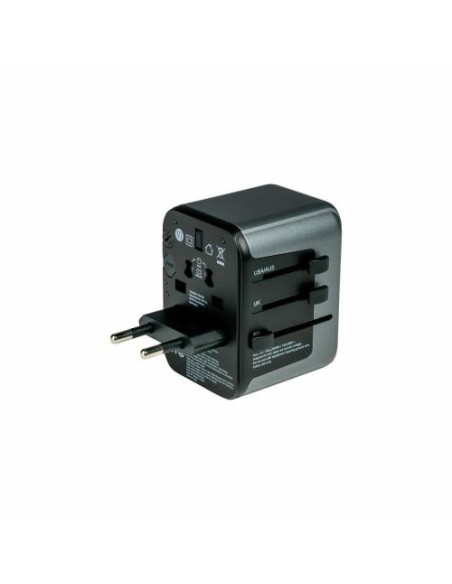 Adapter za napajanje potovalni Verbatim UTA-03 Universal Travel Adapter USB-C PD & QC (49545)