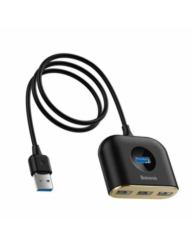 Hub USB 3.0 Baseus Square Round  4-v-1 (CAHUB-AY01)