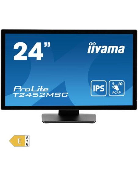 Monitor IIYAMA 23.8"/60.5cm T2452MSC-B1, Touch, 1920x1080, 1000:1, 360 cd/m2, 14ms