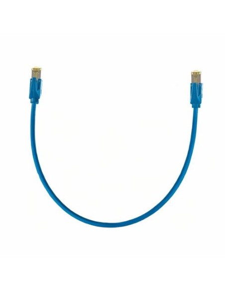 Priključni kabel SFTP C6a RJ45 0.25m, KELine KEL-C6A-P-0025-BL