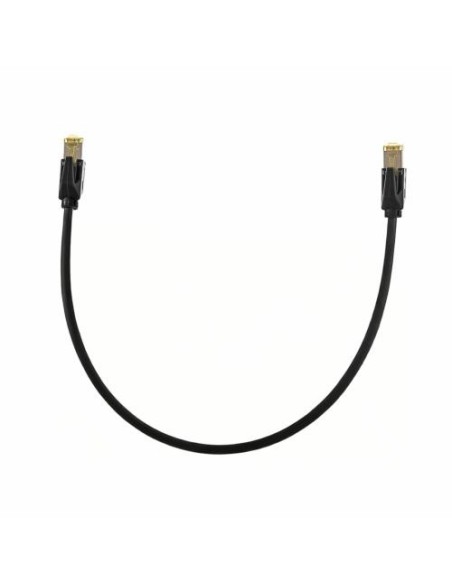 Priključni kabel SFTP C6a RJ45 0.25m, KELine KEL-C6A-P-0025-BK