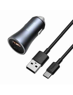 USB polnilec za avto Baseus (TZCCJD-0G), 40W