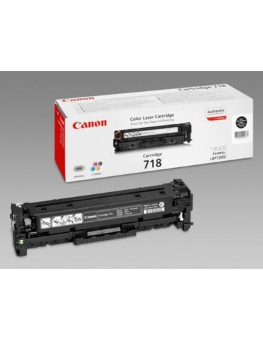 Canon toner CRG-718Bk črn za LBP-7200/MF8330/8350 (3.400 str.)