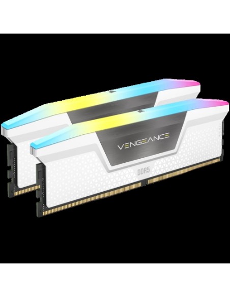 RAM DDR5 2x16GB 6400MHz Corsair Vengeance RGB White (CMH32GX5M2B6400C36W)