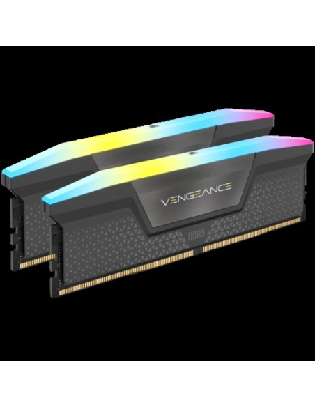 RAM DDR5 2x32GB 6000MHz Corsair Vengeance RGB Grey (CMH64GX5M2D6000Z40)