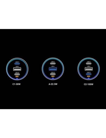 Polnilec za avto Ugreen 130W USB-C/A (35025)