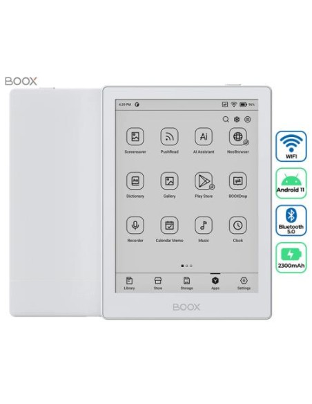 E-bralnik BOOX Go 6, bel