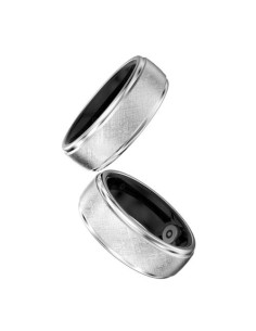 Pametni prstan HiFuture FutureRing2, titanium silver, 10 (62mm)