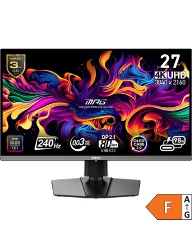 Monitor MSI 27"/68.6cm MPG 272URX, 3840x2160, 240Hz, 1.5M:1, 300 cd/m2, 0.03ms