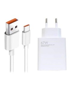 USB polnilec Xiaomi 67W HyperCharge Combo (60043), USB-A/USB-C
